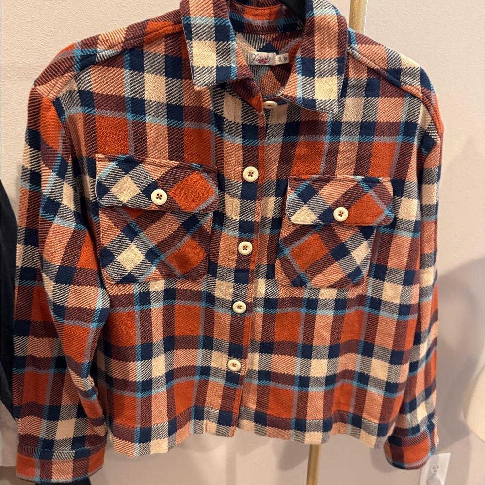 Faherty Plaid Button-Up Shirt Sz XS